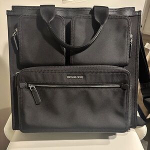 Michael Kors Black Men's Kent Nylon Tote Bag New W/O Tags